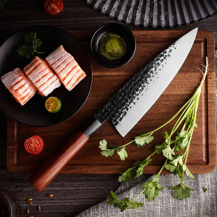 8 Inch Kitchen Chef Knife Japanese Style 440C High Carbon Steel