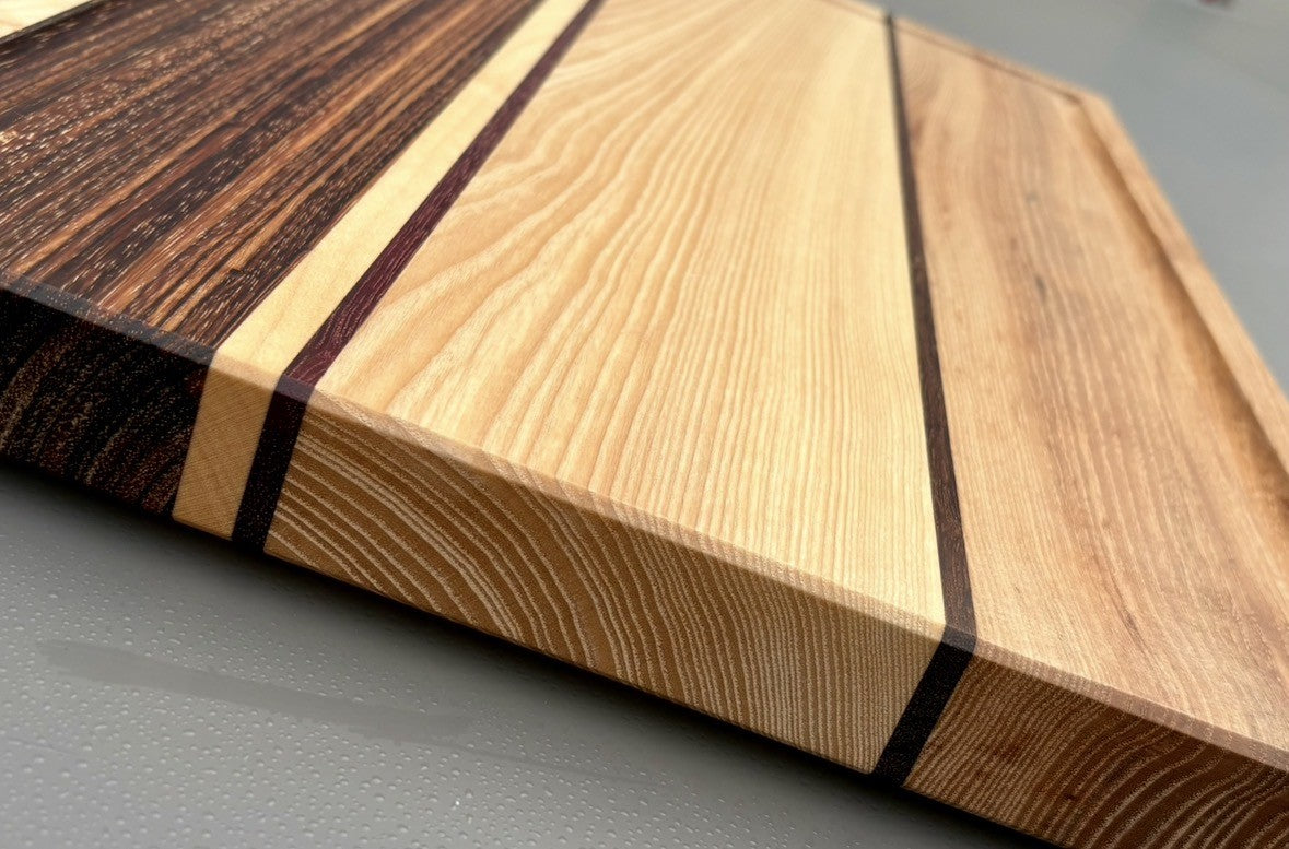 Handgemaakte Snijplank van Luxe Houtsoorten | DK Wood Design